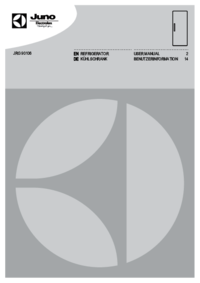 Para ver o documento Juno-Electrolux JRG90106 Manual do Utilizador